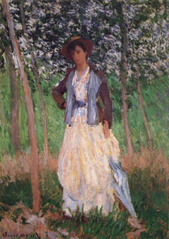 Claude Monet Taking a Walk oil painting picture